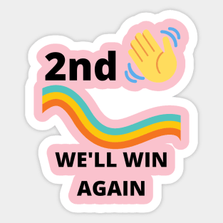 Second Wave We'll Win Again Sticker